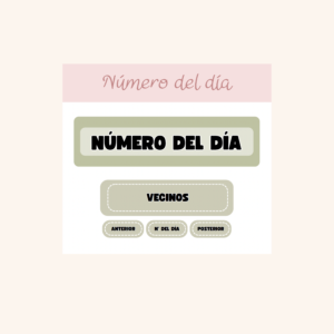 Número del día - Editable