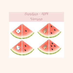 Juego de sandías - ABN Verano