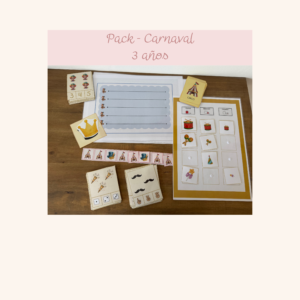 Pack Carnaval 3 años
