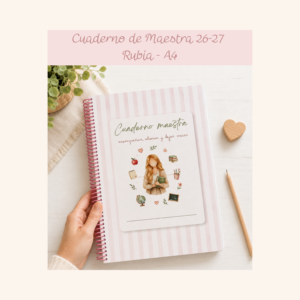 Cuaderno de Maestra Rubia 2026-2027