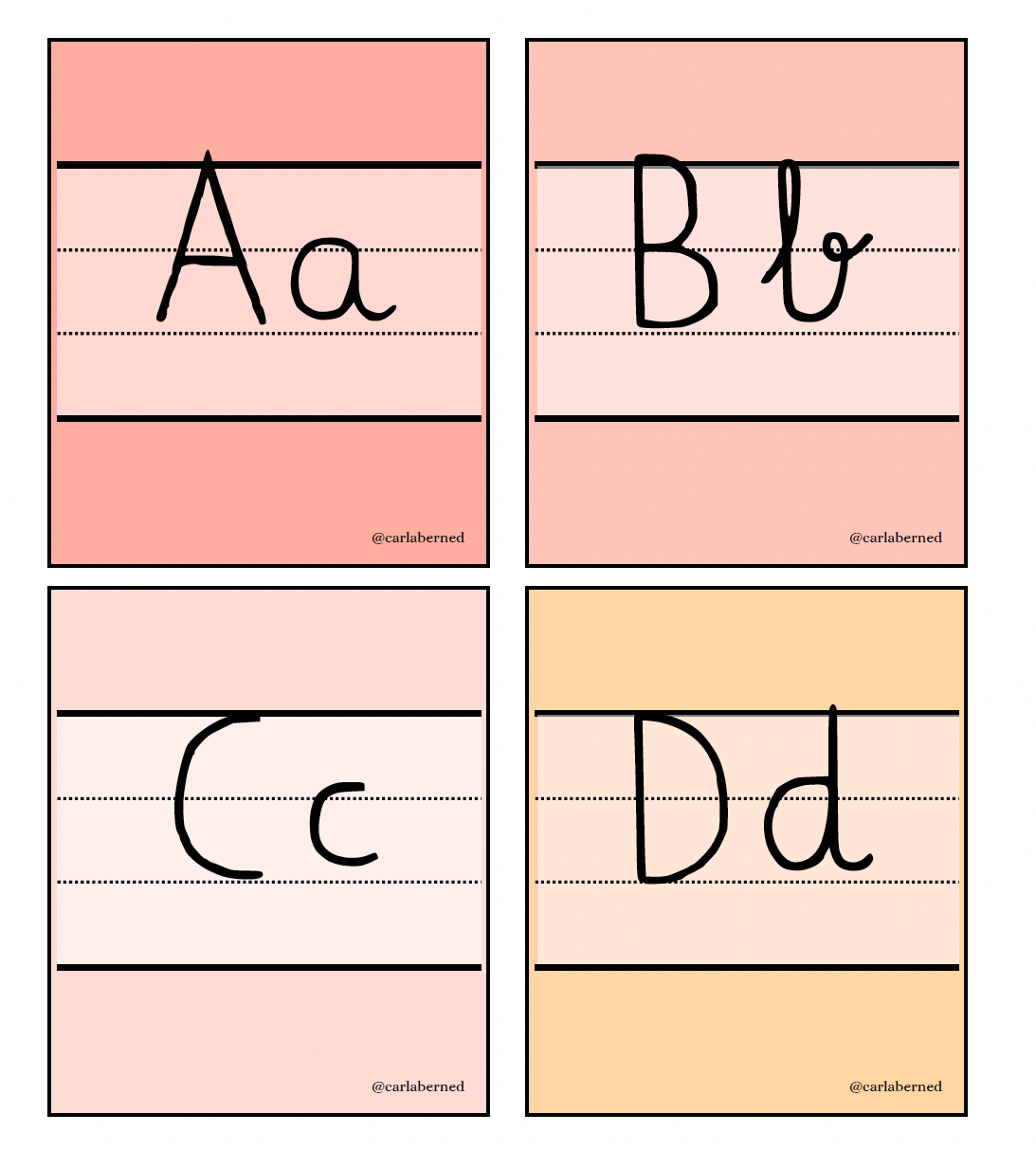 Abecedario pautado - Imagen 2