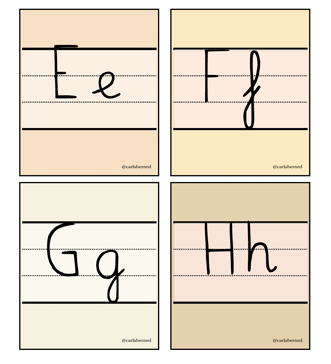 Abecedario pautado - Imagen 3