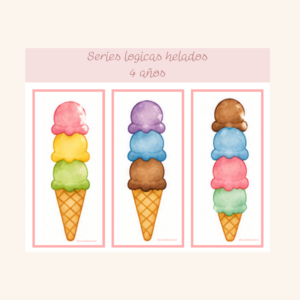 Series lógicas helados verano