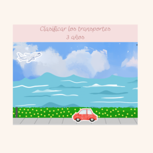 Clasificacion tierra, mar, cielo transportes