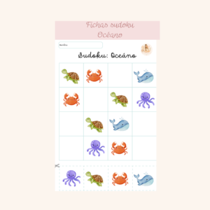Sudoku Océano - Ficha