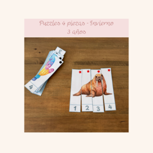 Puzzles invierno: vertical y cuadrado