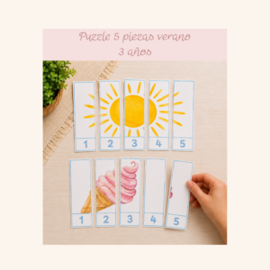 Puzzles verano 5 piezas