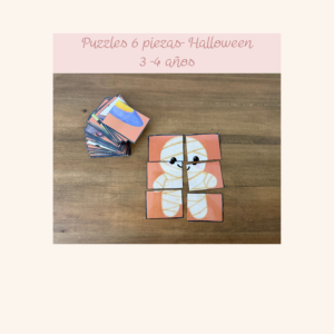 Puzzles 6 piezas Halloween