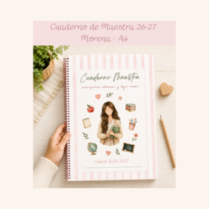 Cuaderno maestra Morena 2026-2027