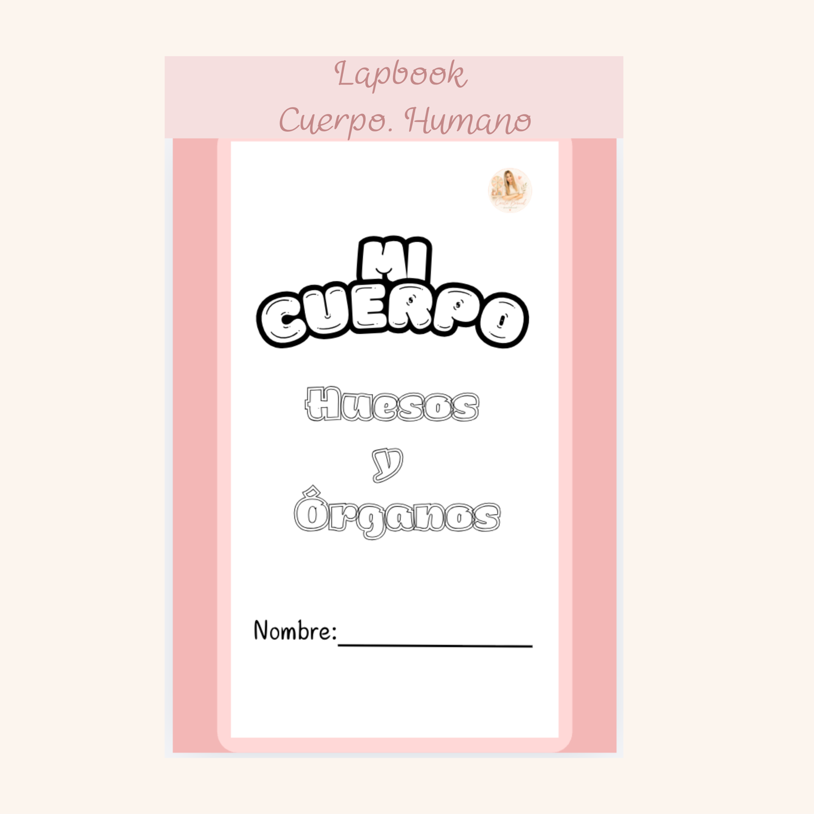 Lapbook sencillo Partes del cuerpo
