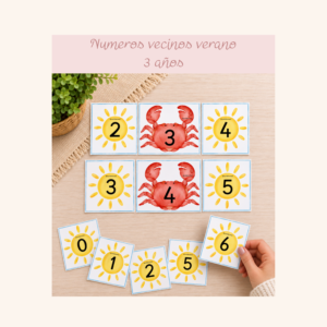 Numeros vecinos cangrejos y soles